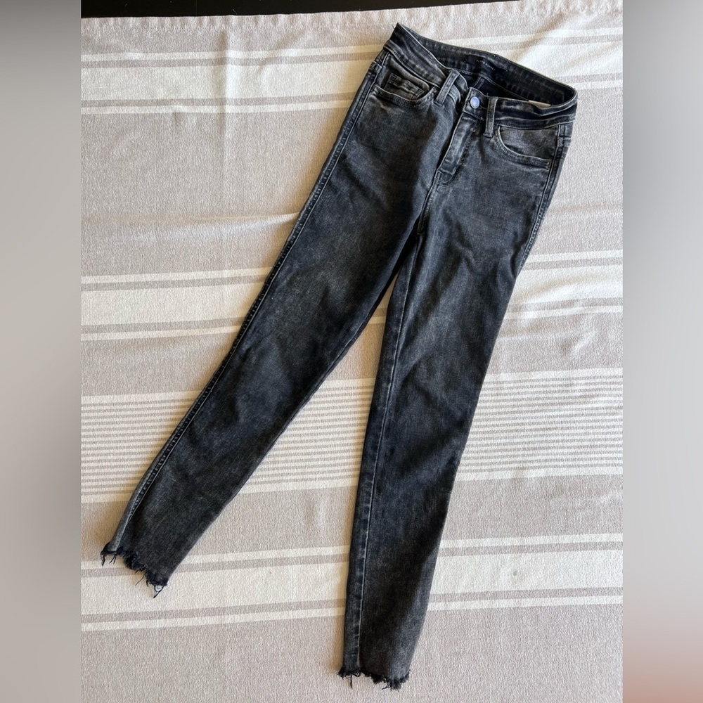 Flying monkey size 24 mid rise intention gray at the bottom